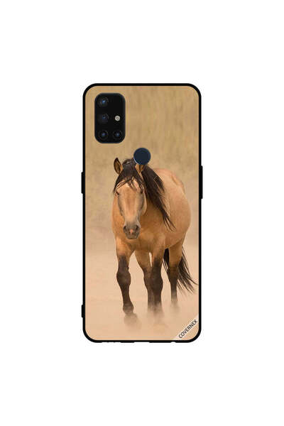 Covernex غطاء حماية لهاتف Oneplus Nord N10 5G، سباق الخيل البني