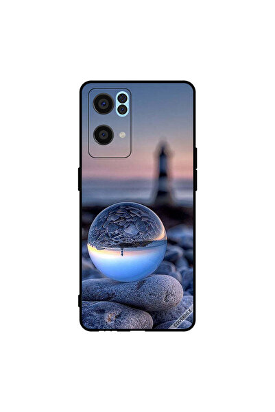 Covernex غطاء حماية لهاتف Oppo Reno7 Pro 5G، تصوير رائع للطبيعة في زجاج دائري