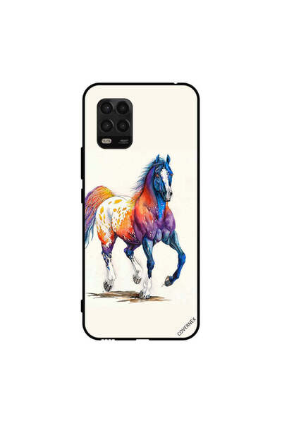 Covernex غطاء حماية لهاتف شاومي مي 10 لايت 5G - حصان ملون