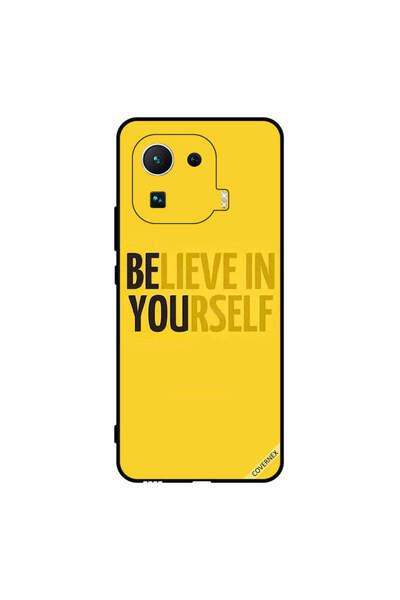 Covernex غطاء حماية لهاتف شاومي مي 11 برو، ثق بنفسك، أصفر