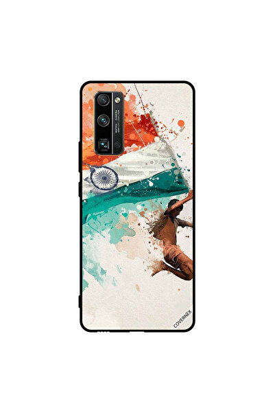 Covernex غطاء حماية لهاتف Honor 30 Pro يحمل علم الهند أثناء الطيران
