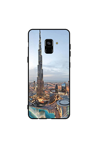 Covernex غطاء حماية لهاتف سامسونج جالاكسي A8+ (2018) منظر جميل لوسط مدينة دبي
