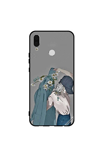 Covernex غطاء حماية لهاتف هواوي نوفا 3i، فتاة ترتدي معطفًا مزهرًا