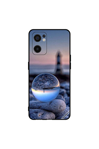 Covernex غطاء حماية لهاتف Oppo Reno7 SE 5G، تصوير رائع للطبيعة في زجاج دائري