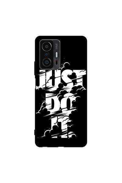 Covernex غطاء حماية لهاتف Xiaomi 11T - Just Do It - أبيض وأسود