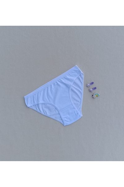siyalife Chiloți din țesătură din bumbac pieptănat pentru femei Slip bikini