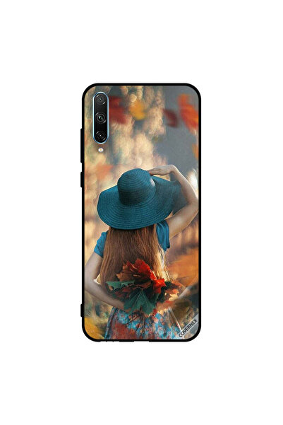 Covernex غطاء حماية لهاتف Honor 30i، فتاة قبعة تخفي أوراق الحب