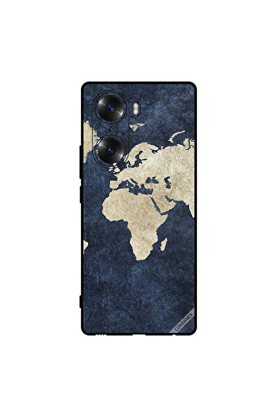 Covernex غطاء حماية لهاتف Honor 60 بنمط خريطة على الجينز
