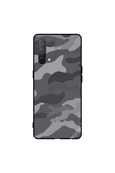 Covernex غطاء حماية لهاتف Oneplus Nord CE 5G بنمط تمويه رمادي