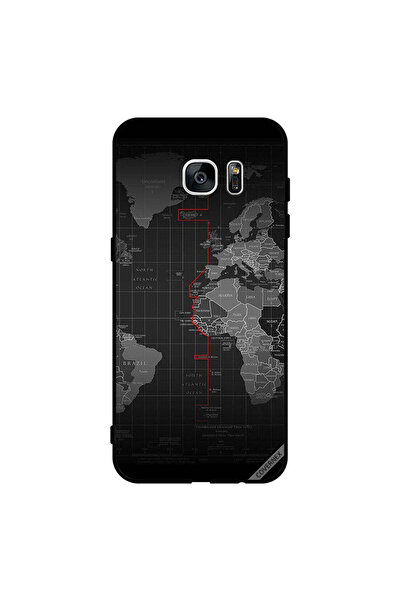 Covernex غطاء حماية لهاتف سامسونج جالاكسي S7 إيدج بطبعة حدود المحيط