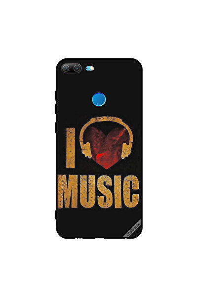 Covernex غطاء حماية لهاتف Honor 9 Lite Vintage I Love Music