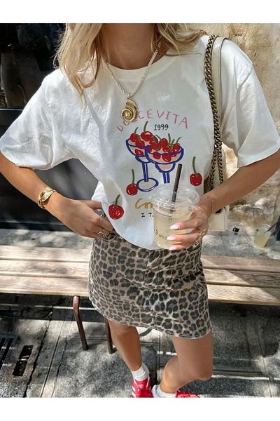 Touz Moda Dolce Vita Unisex Oversize T-Shirt