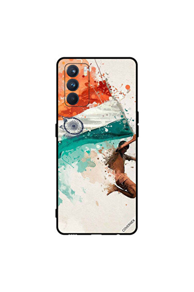 Covernex غطاء حماية لهاتف Oppo K9 Pro يحمل علم الهند أثناء الطيران