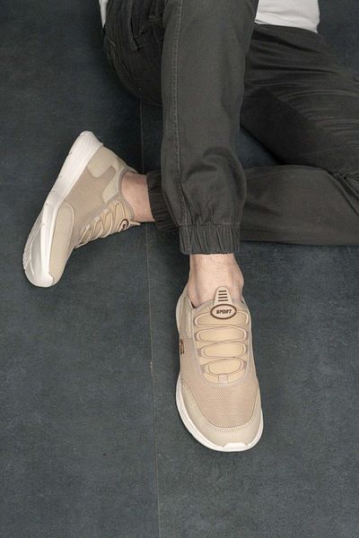 Freemax Unisex Άνετα Αθλητικά Παπούτσια Πεζοπορίας Μπεζ