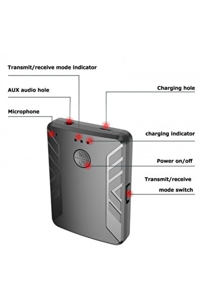 Leonpro TV PC Araba için Bluetooth 5.0 Kablosuz Alıcı Verici Ses Adaptörü