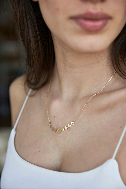 Goldstation 14 Ayar Kolye Papatya