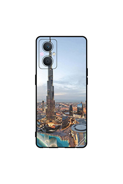 Covernex غطاء حماية لهاتف Oppo A96 منظر جميل لوسط مدينة دبي