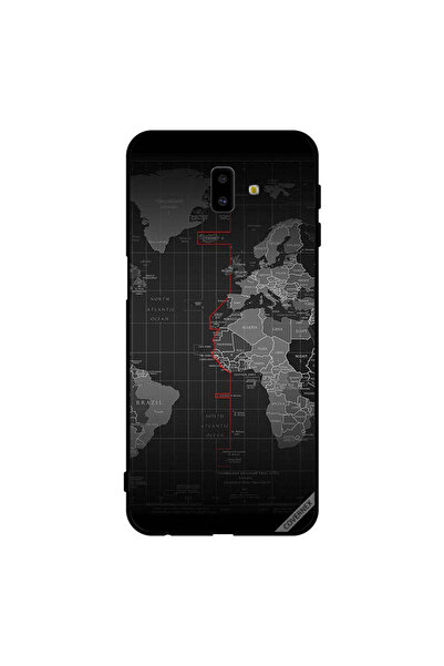 Covernex غطاء حماية لهاتف سامسونج جالاكسي J6+ بطبعة حدود المحيط