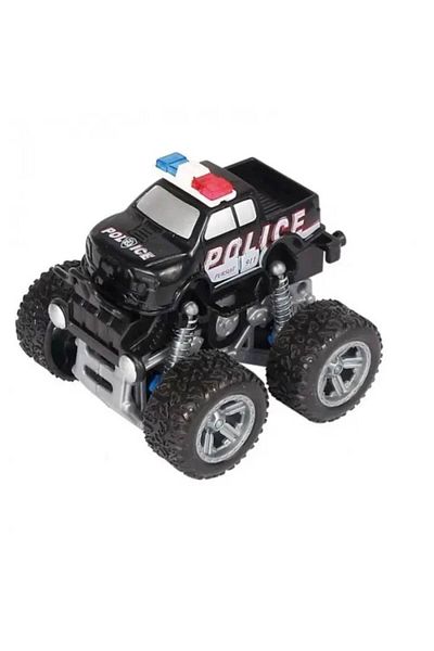 dalimag Toy Car 4 x 4, Monster Police Model, Black, 9 cm