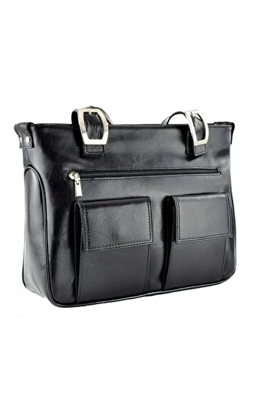 Magazinul de genti Geanta de dama, din piele naturala, model 015, Negru