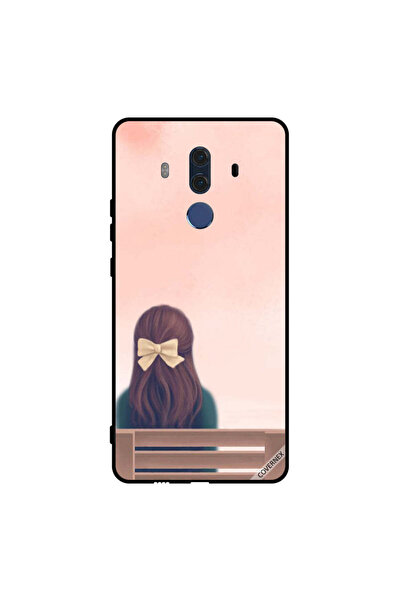 Covernex غطاء حماية لهاتف هواوي ميت 10 برو - فتاة جميلة على مقعد