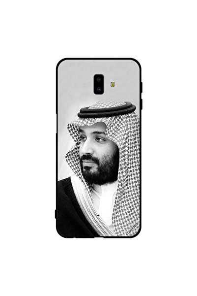 Covernex غطاء حماية لهاتف سامسونج جالاكسي J6+ صورة محمد بن سلمان بالأبيض والأسود