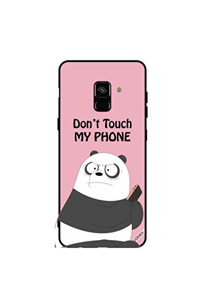 Covernex غطاء حماية لهاتف سامسونج جالاكسي A8+ (2018) - باندا لا تلمس هاتفي