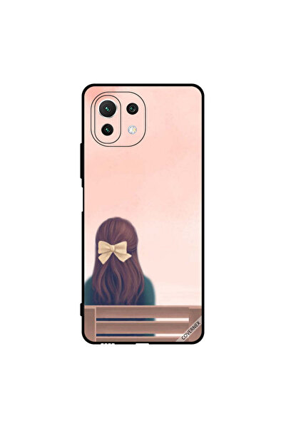 Covernex Protective Case Cover For Xiaomi Mi 11 Lite Lovely Girl Site On Bench