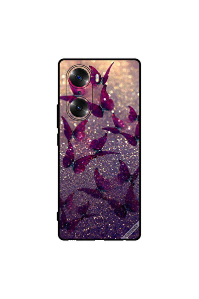 Covernex غطاء حماية لهاتف Honor 60 بنقشة فراشات لامعة