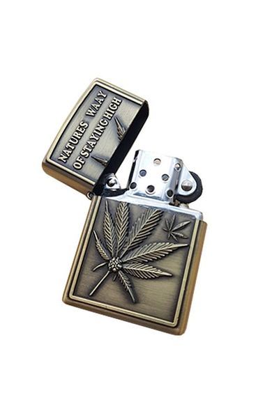 dalimag Metal Lighter with 3D Relief, Model Stay High Jim, Refillable