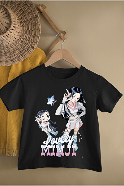 MAGORS NEW JEANS K-POP GRUPA LOVELY MINJI T-SHIRT SA KRATKIM RUKAVIMA ZA MLAD...