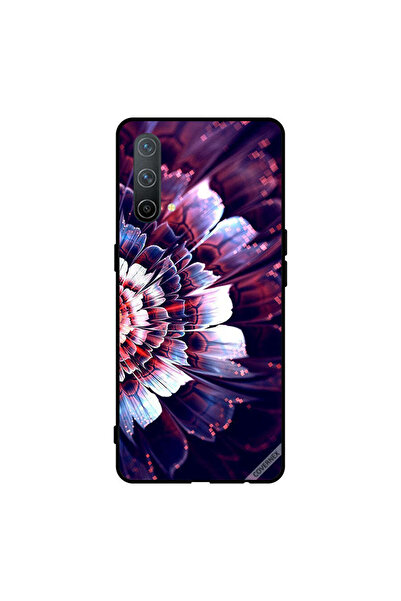 Covernex غطاء حماية لهاتف Oneplus Nord CE 5G مع زهرة كبيرة منعكسة على الجانب ...