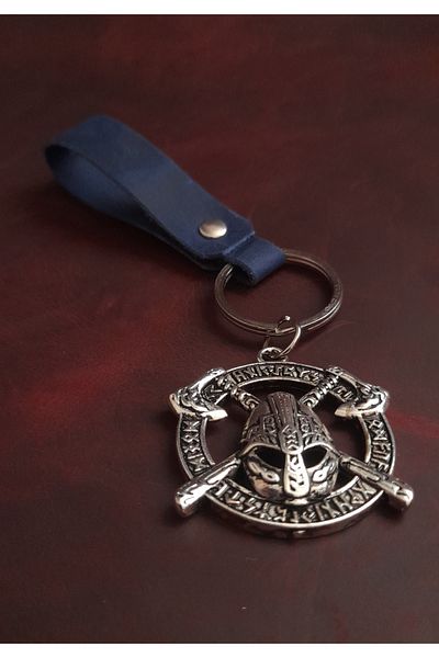 BSN Store Sparta Warrior Figure Keychain Premium Hand Made Real Leather Keychain