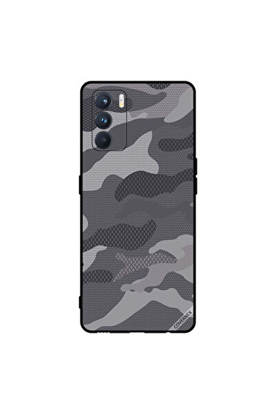 Covernex غطاء حماية لهاتف Oppo K9 Pro بنمط مموه رمادي