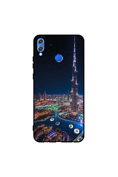 Covernex غطاء حماية لهاتف Honor 8X منظر ليلي لوسط المدينة