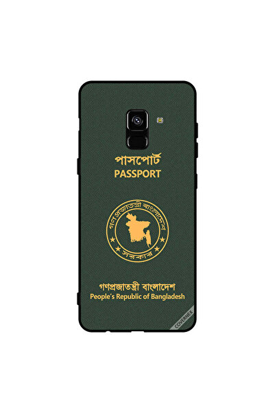 Covernex غطاء حماية لهاتف سامسونج جالاكسي A8+ (2018) - جواز سفر بنغلاديشي