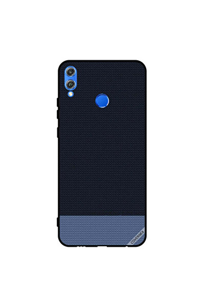 Covernex غطاء حماية لهاتف Honor 8X بنقشة أشكال منقطة باللون الأزرق