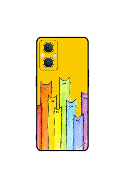 Covernex غطاء حماية لهاتف Oppo A96 - فن دمية القطة