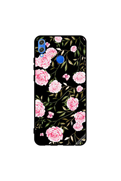 Covernex غطاء حماية لهاتف Honor 8X بنقشة ورود وردية في باقات من الأوراق الصغيرة
