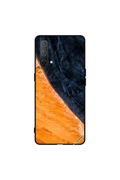 Covernex غطاء حماية لهاتف Oneplus Nord CE 5G بنمط طلاء أصفر وأسود