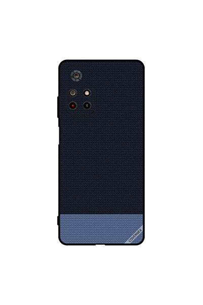 Covernex غطاء حماية لهاتف Poco M4 Pro بنقشة أشكال منقطة باللون الأزرق