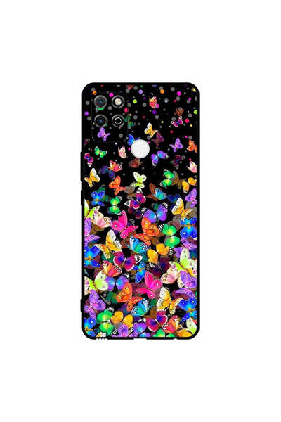 Covernex غطاء حماية لهاتف Honor Play 5T متعدد الألوان بنقشة فراشات صغيرة