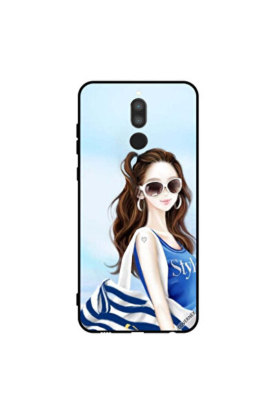 Covernex غطاء حماية لهاتف هواوي ميت 10 لايت - أزرق، بتصميم قميص