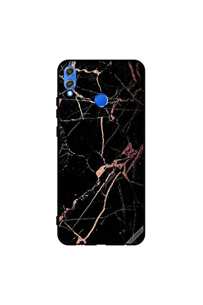 Covernex غطاء حماية لهاتف Honor 8X بنمط رخامي أسود