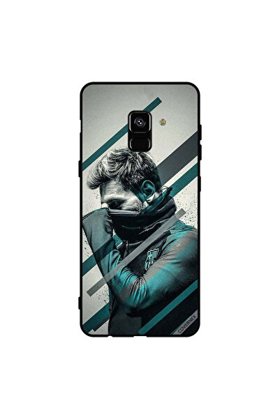 Covernex غطاء حماية لهاتف سامسونج جالاكسي A8+ (2018) وجه ميسي المختبئ