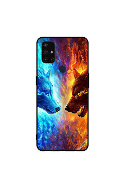 Covernex غطاء حماية لهاتف Oneplus Nord N10 5G، ذئب الماء والنار