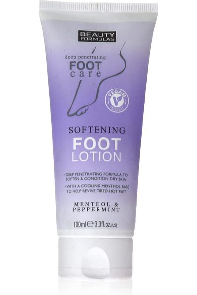 BEAUTY FORMULAS Deep-penetrating moisturizing cream for softening feet by Beauty Formulas, 100 ml