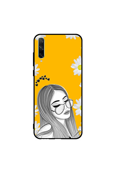 Covernex غطاء حماية لهاتف Honor 30i مع صورة فتاة تحب النظارات