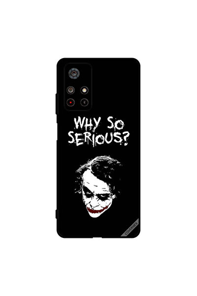 Covernex غطاء حماية لجهاز Poco M4 Pro لماذا هذا الجدية بالأبيض والأسود