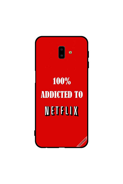 Covernex غطاء حماية لهاتف سامسونج جالاكسي J6+ مدمن على نتفليكس بنسبة 100%